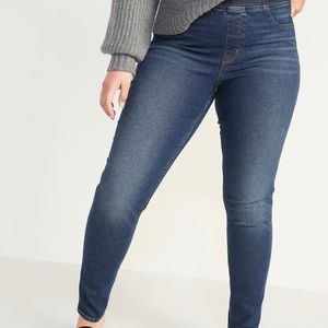Old Navy Mid-Rise Rockstar Super Skinny Jeggings for Women Sz18 Long